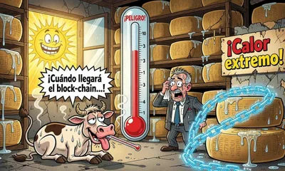 El calor extremo afecta a los bancos de queso de Italia